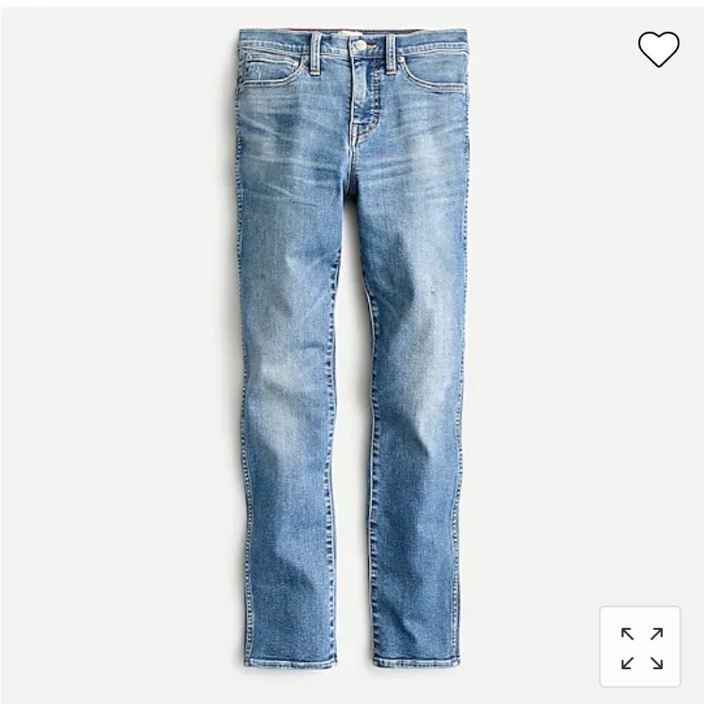 J Crew 10" vintage straight jean in Stratford wash - Size 24 & 25